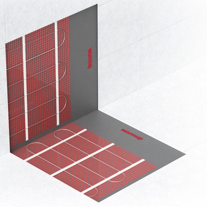 stickymat 3D heating wall detail